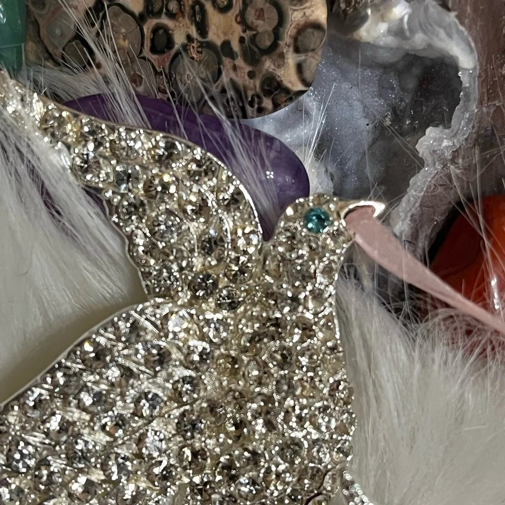 Paloma Blanca Peace Doves Brooch
